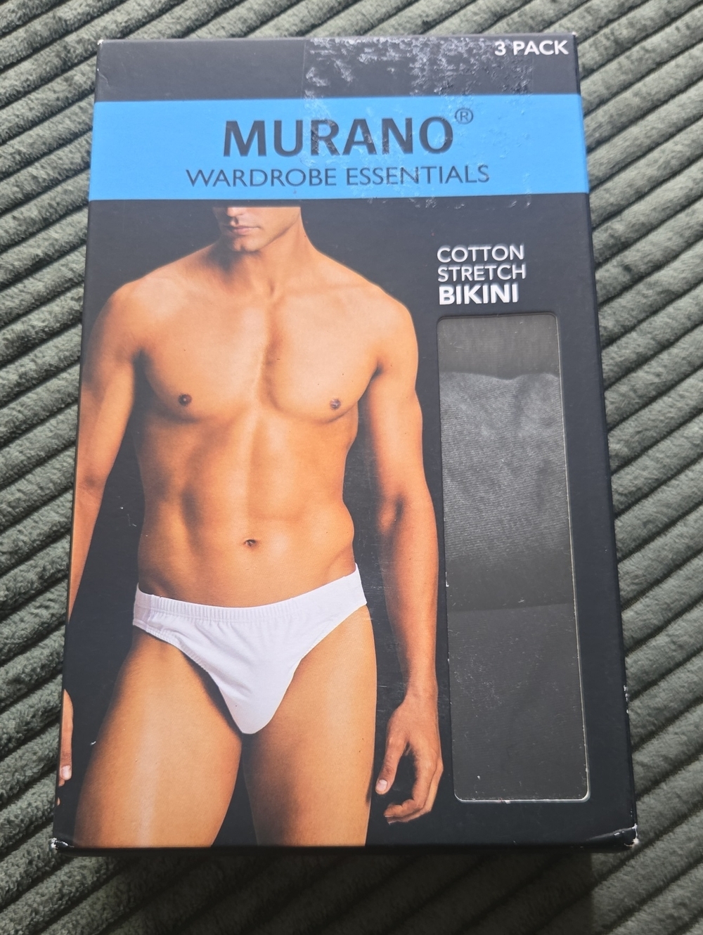 Murano Men’s Cotton Stretch Bikini Briefs - 3 Pack